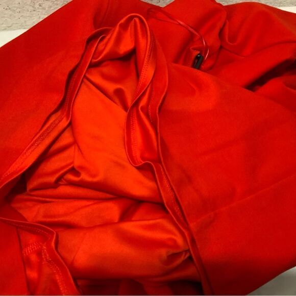 Nordstrom CeCe Orange Bell Sleeve Dress Size L - Picture 6 of 9